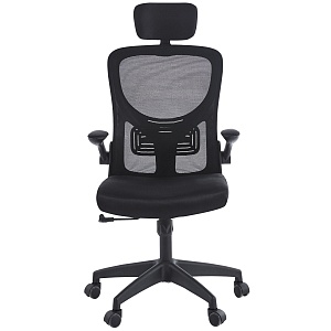 Офисное кресло CHAIRMAN CH633, ткань/сетка, черный (M)